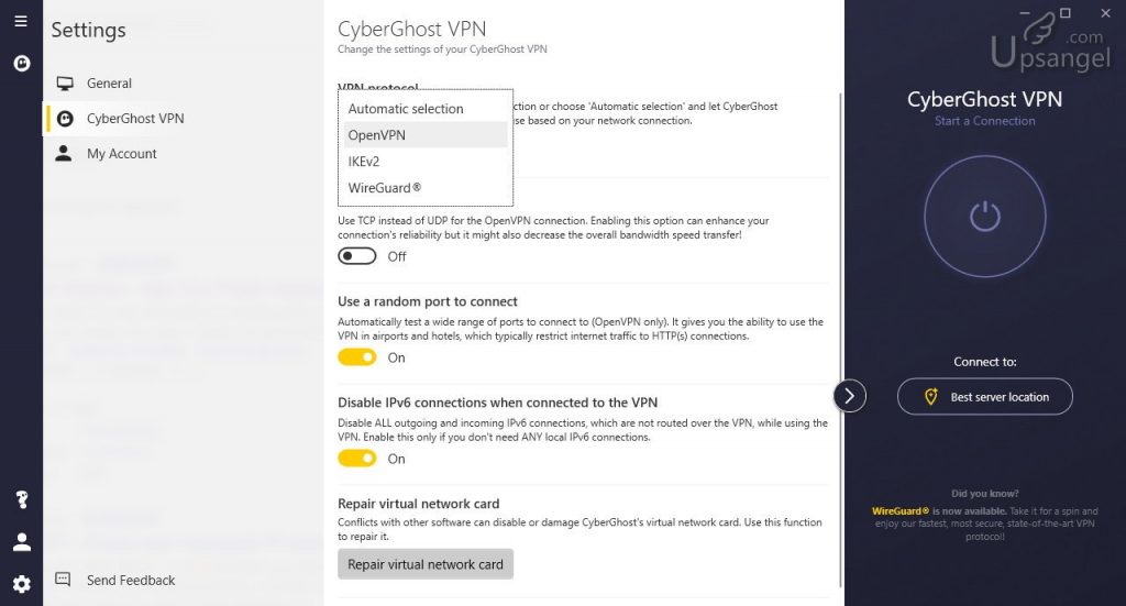 CyberGhost_VPN_MODE_模式