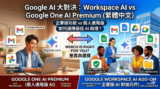 Google Workspace AI vs Google One AI Premium 怎麼選？企業級 Gemini 完整比較指南