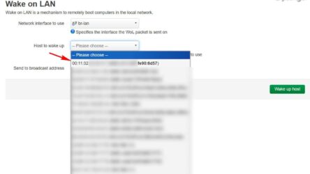 OpenWRT 網路喚醒Wake-On-Lan（WOL）設定教學